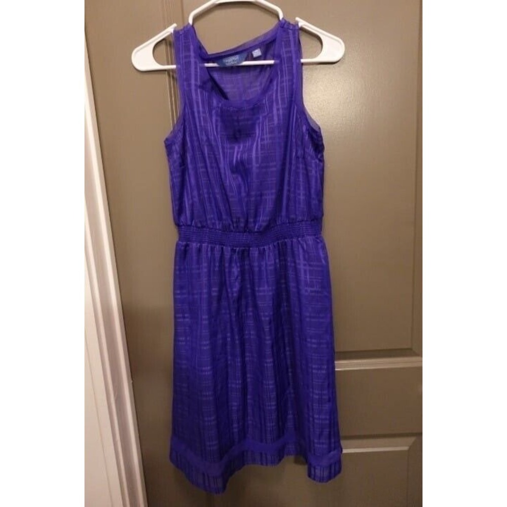 Simply‎ Vera Vera Wang Purple Dress Sleeveless Casual Dress size XS